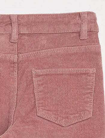 Pantaloni in velluto a zampa