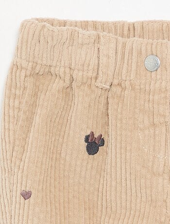 Pantaloni in velluto 'Disney' 'Minnie'