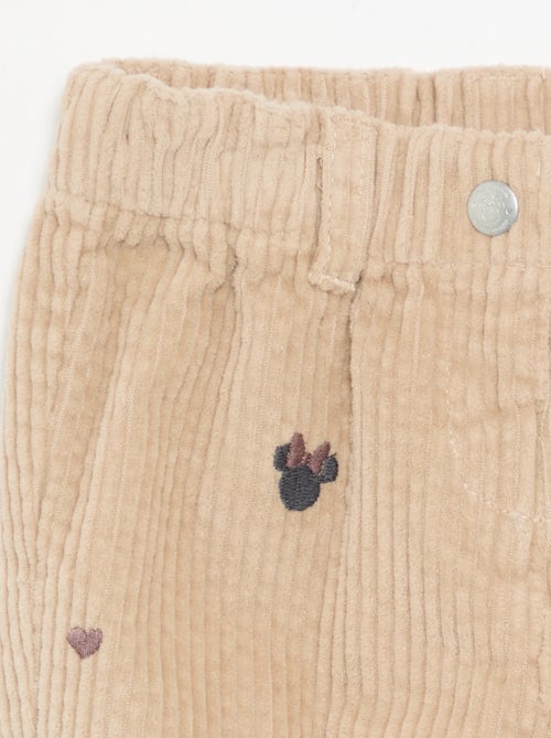 Pantaloni in velluto 'Disney' 'Minnie' - Kiabi