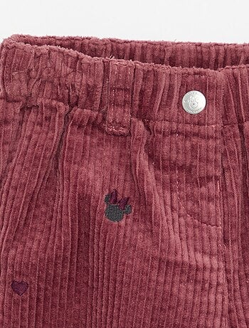 Pantaloni in velluto 'Disney' 'Minnie'