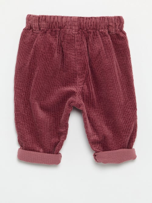 Pantaloni in velluto 'Disney' 'Minnie' - Kiabi
