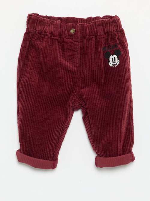 Pantaloni in velluto 'Disney' - Kiabi