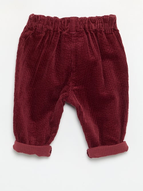 Pantaloni in velluto 'Disney' - Kiabi