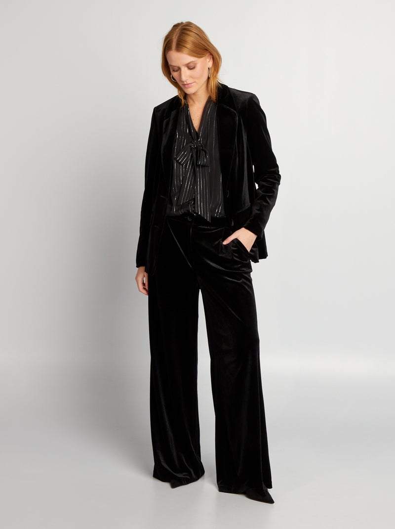 Pantaloni in velluto nero - Kiabi