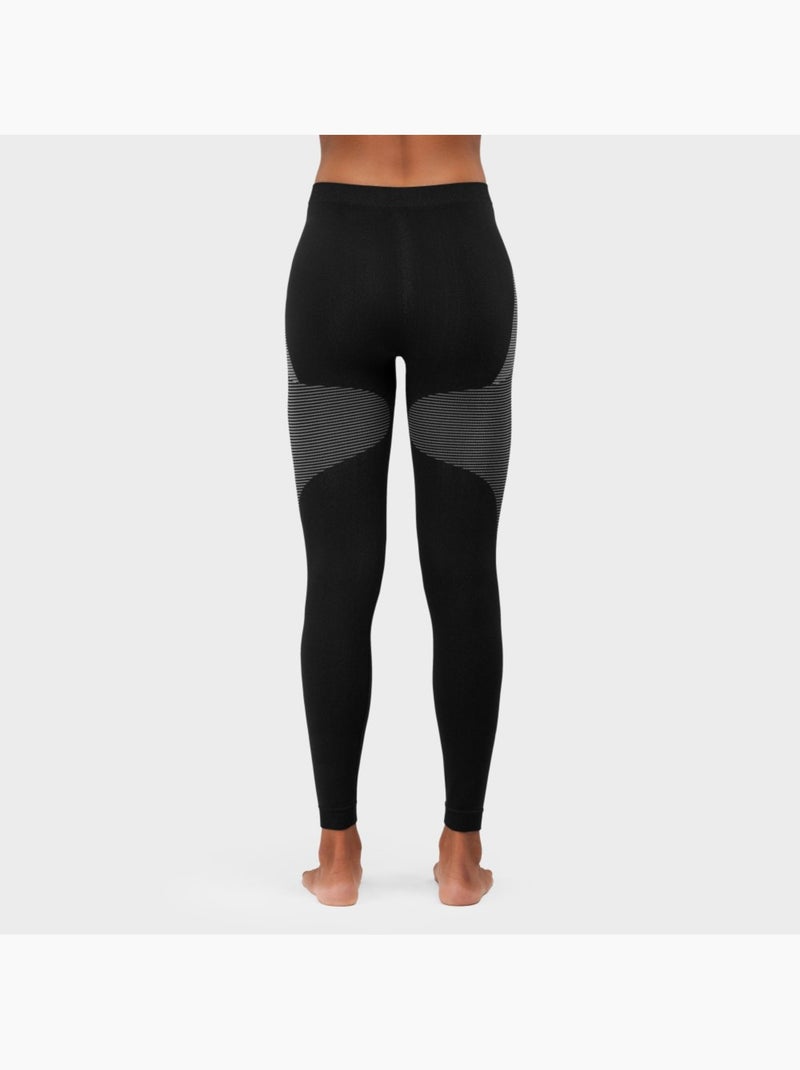 Pantaloni intimi a compressione donna sport invernali donna ultradry Nero - Kiabi