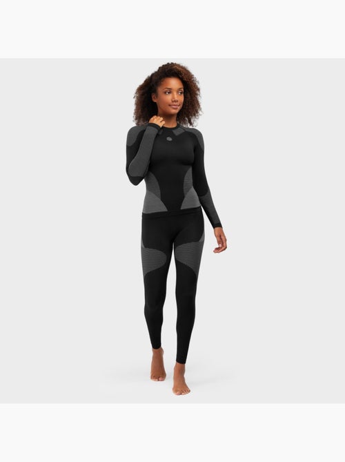 Pantaloni intimi a compressione donna sport invernali donna ultradry - Kiabi