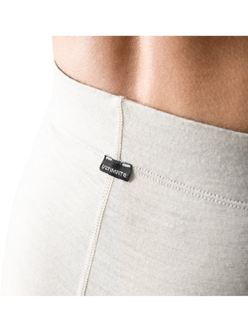 Pantaloni intimi termici da donna in lana sport invernali donna srx loess Beige - Kiabi