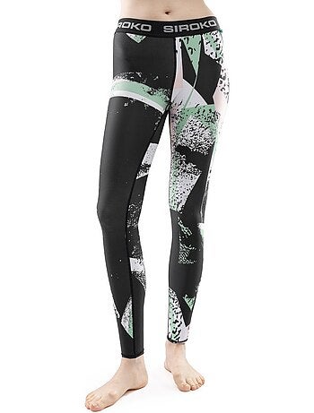 Pantaloni intimi termici da donna sport invernali donna abstract