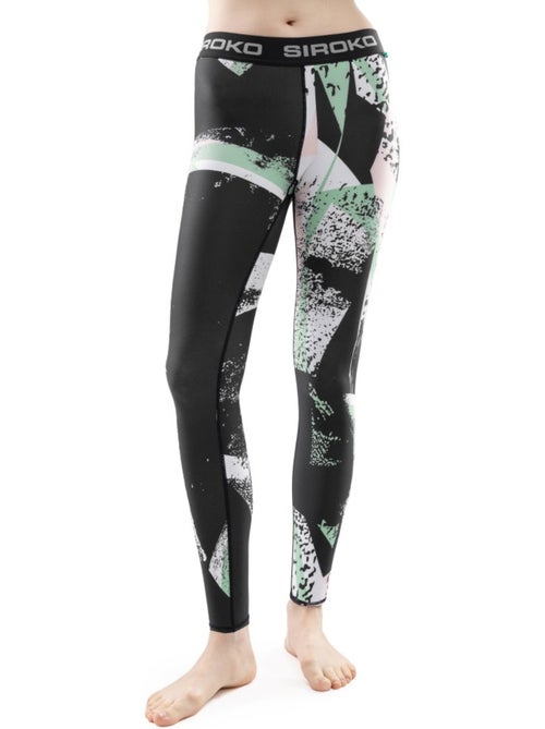 Pantaloni intimi termici da donna sport invernali donna abstract - Kiabi