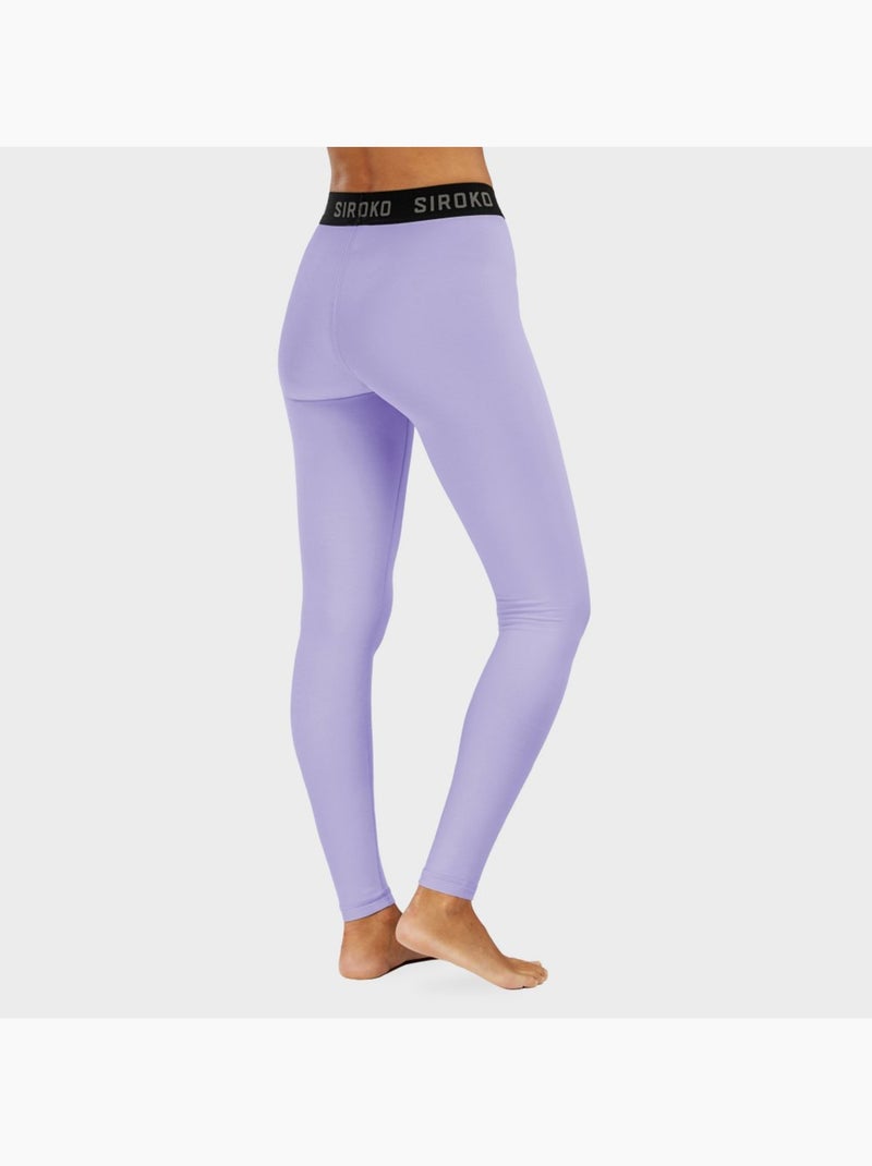 Pantaloni intimi termici da donna sport invernali donna boreal Lavanda - Kiabi