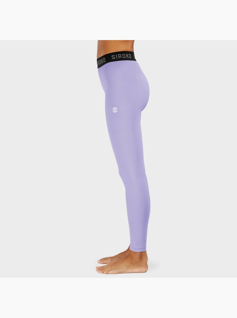Pantaloni intimi termici da donna sport invernali donna boreal Lavanda - Kiabi