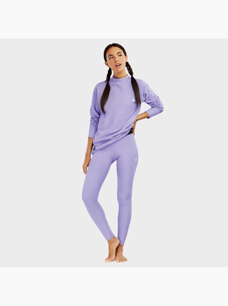 Pantaloni intimi termici da donna sport invernali donna boreal Lavanda - Kiabi