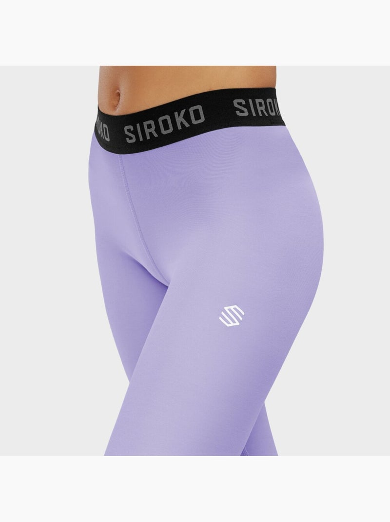 Pantaloni intimi termici da donna sport invernali donna boreal Lavanda - Kiabi