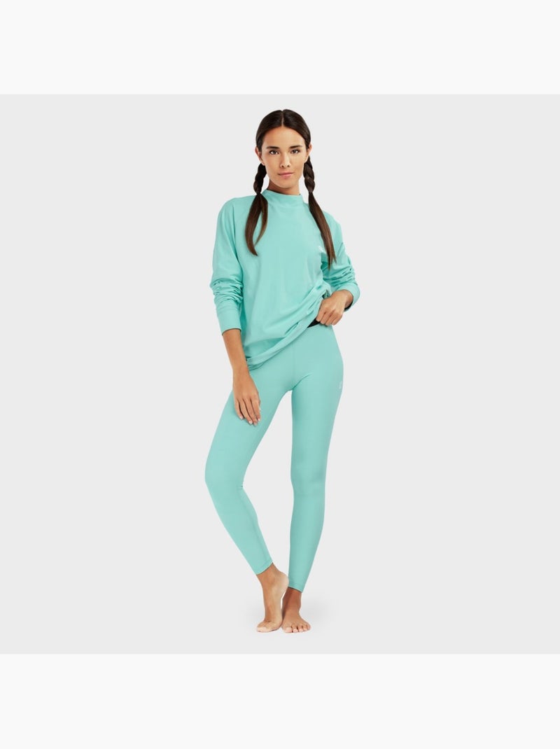 Pantaloni intimi termici da donna sport invernali donna laax Turchese - Kiabi