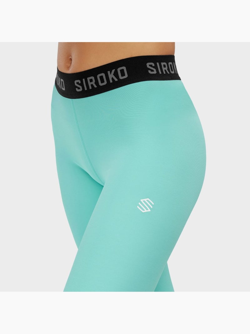 Pantaloni intimi termici da donna sport invernali donna laax Turchese - Kiabi