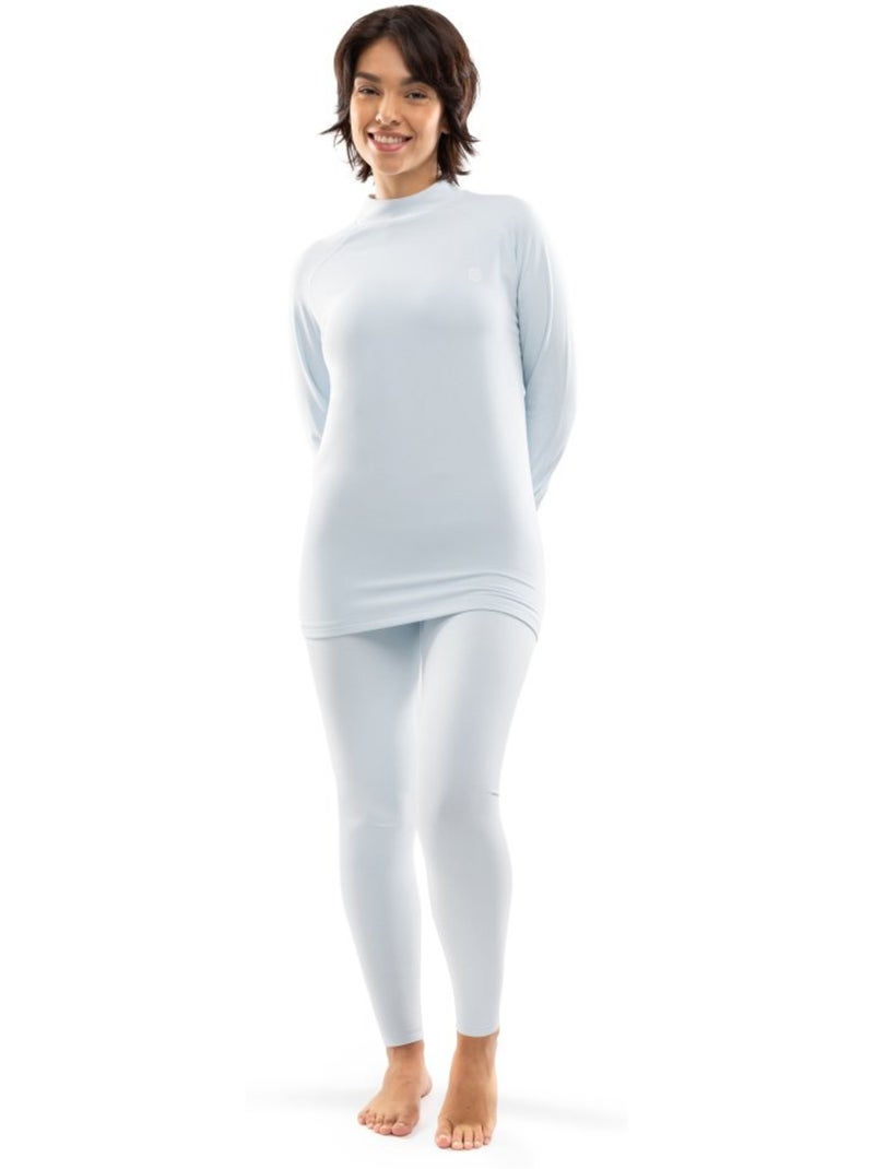 Pantaloni intimi termici da donna sport invernali donna meiho-w Blu - Kiabi