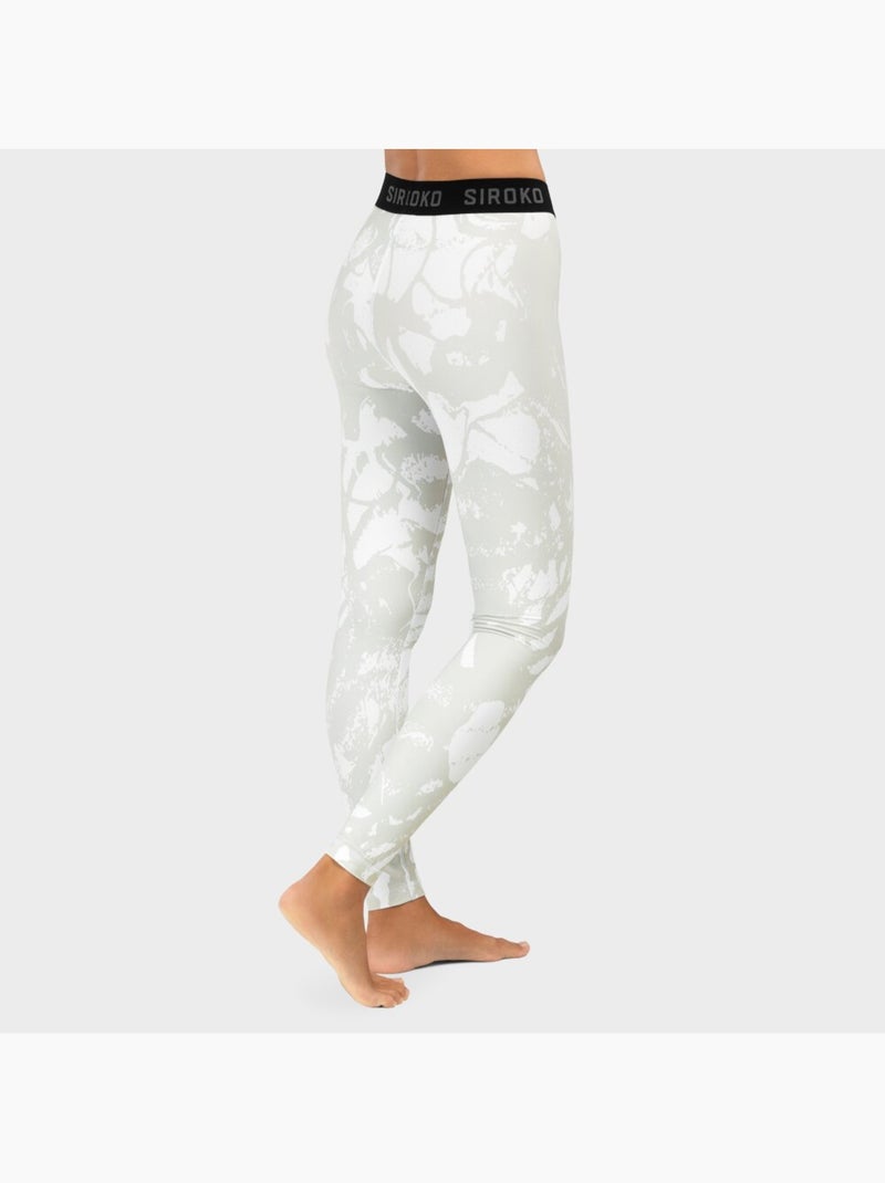 Pantaloni intimi termici da donna sport invernali donna stellar Bianco - Kiabi