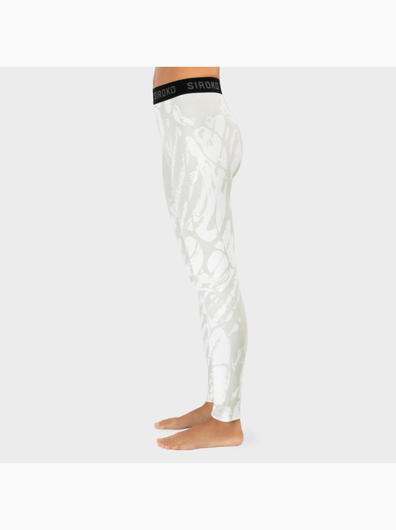 Pantaloni intimi termici da donna sport invernali donna stellar Bianco - Kiabi