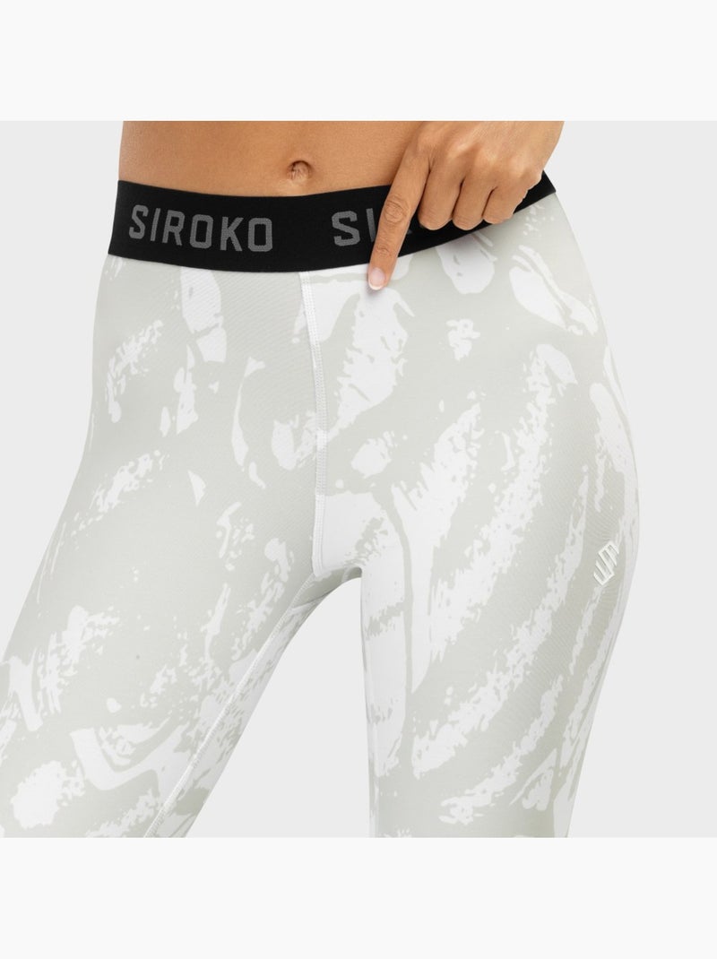 Pantaloni intimi termici da donna sport invernali donna stellar Bianco - Kiabi