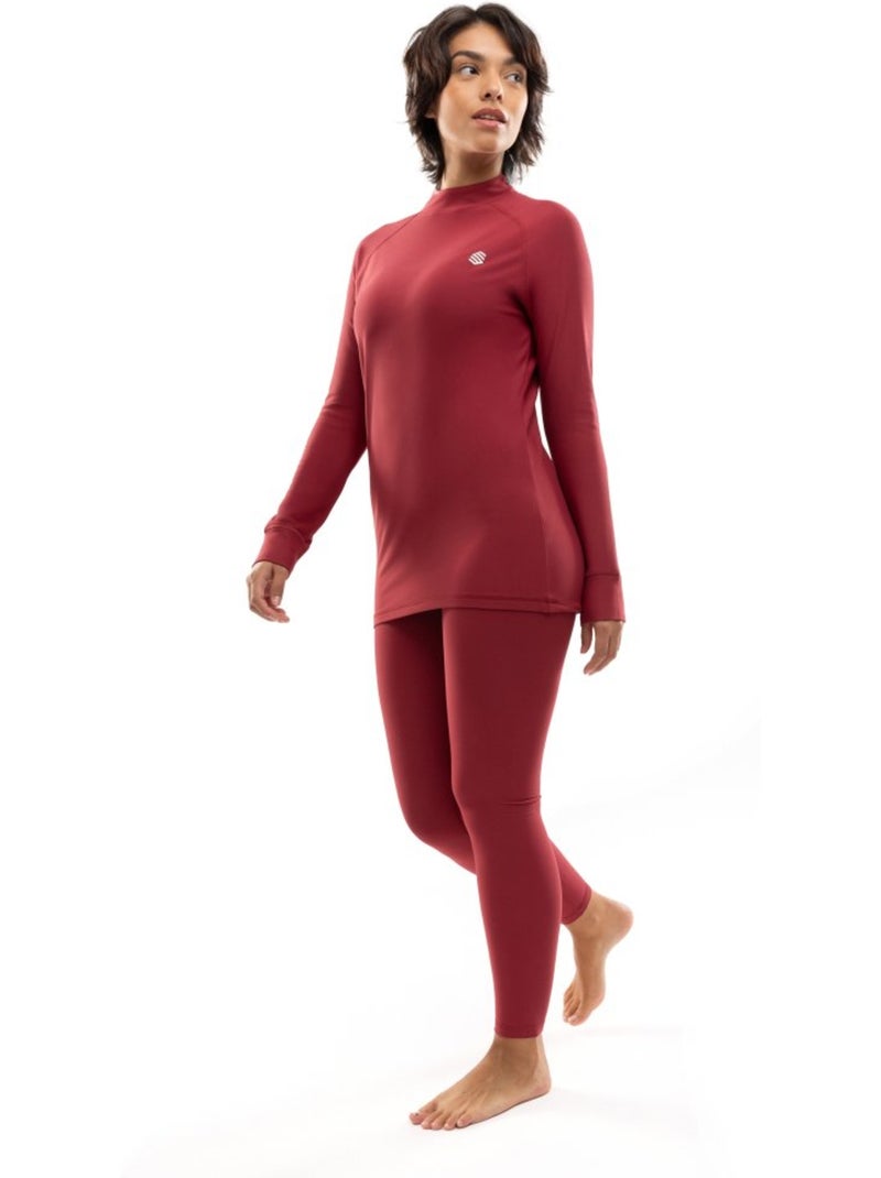 Pantaloni intimi termici da donna sport invernali donna teine-w Marrone - Kiabi