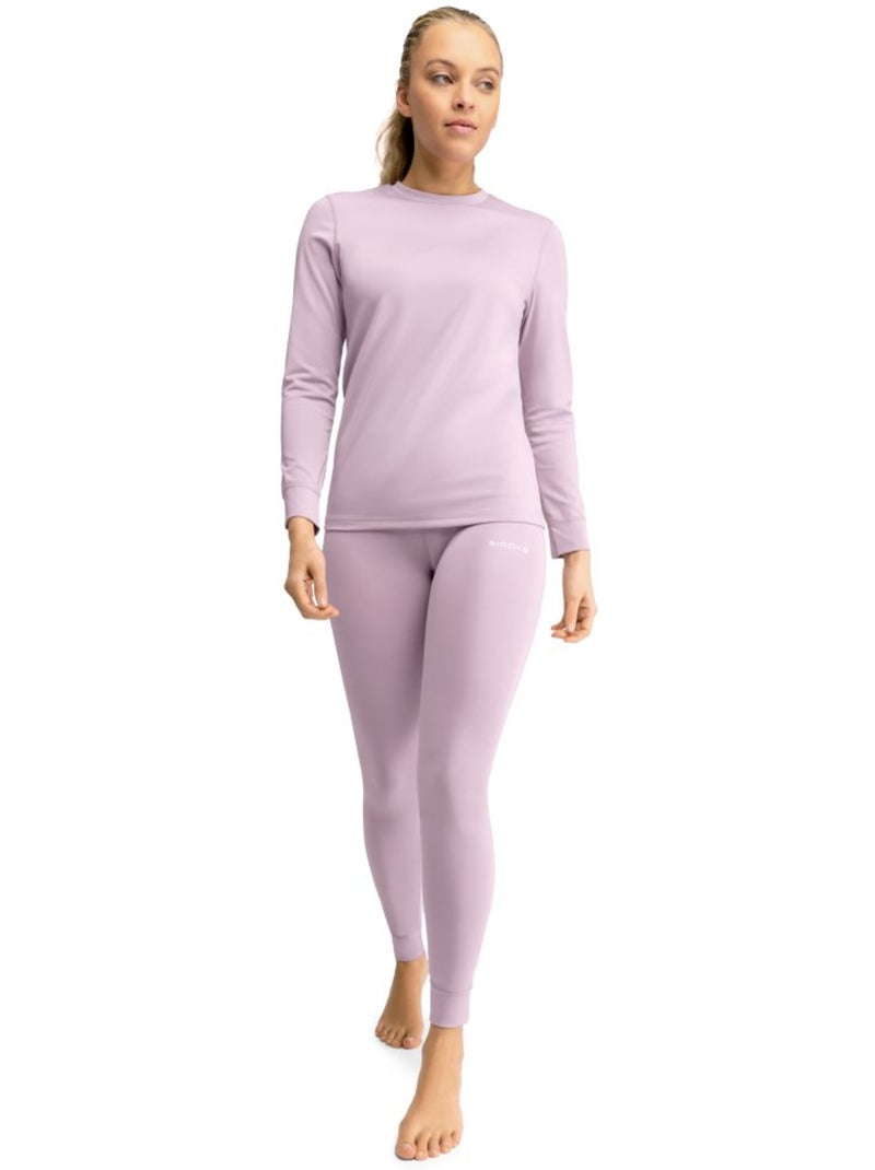 Pantaloni intimi termici da escursionismo da donna escursionismo donna katabatic Rosa - Kiabi