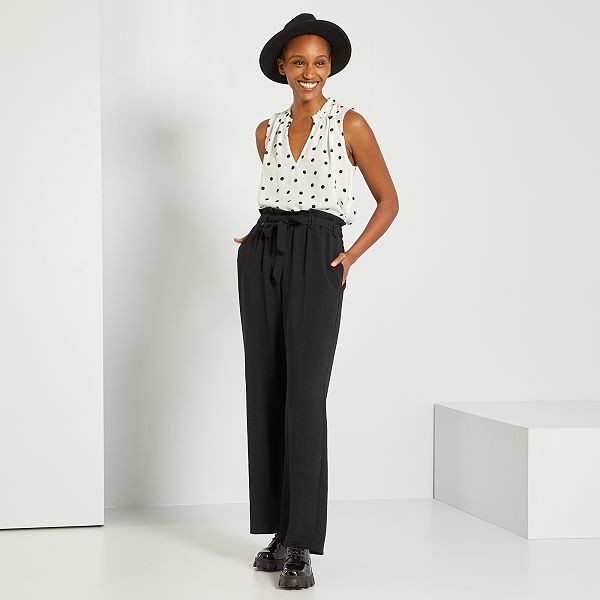 Pantaloni 'Jacqueline de Yong' morbidi Donna dalla 38 alla 52 - nero -  Kiabi - 25,00€