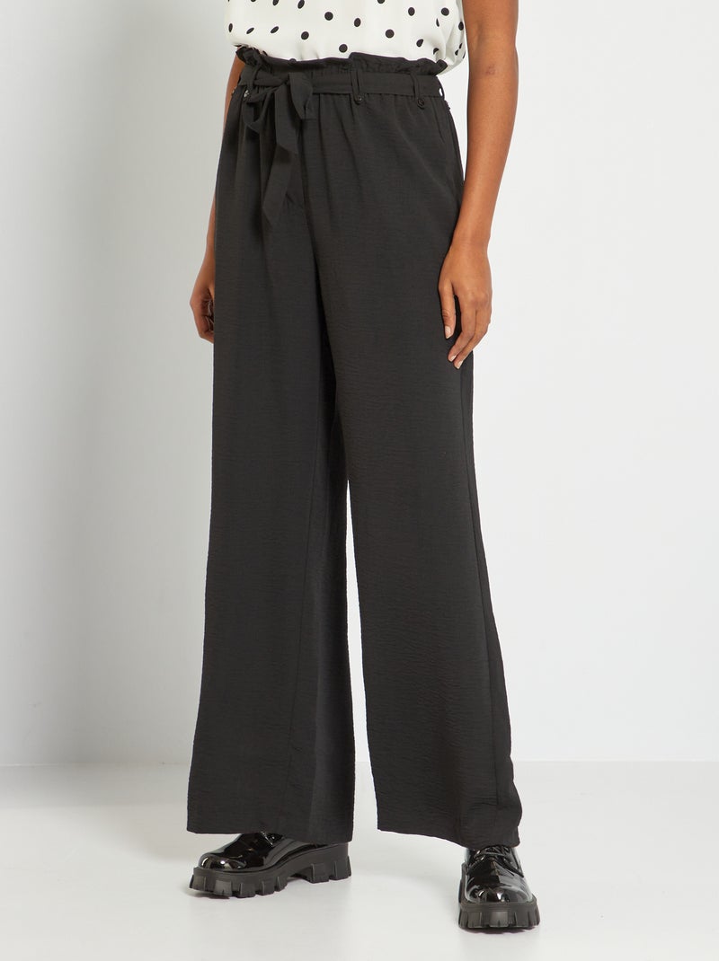 Pantaloni 'Jacqueline de Yong' morbidi nero - Kiabi
