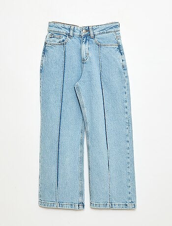 Pantaloni jeans 5 tasche a taglio ampio