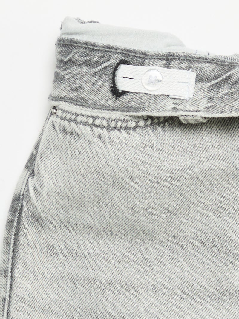 Pantaloni jeans ampi Grigio - Kiabi