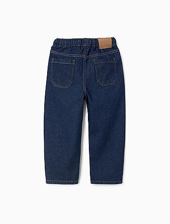 Pantaloni jeans ampia con coulisse