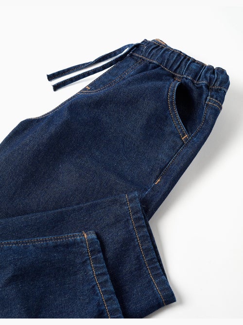 Pantaloni jeans ampia con coulisse - Kiabi Pantaloni jeans ampia con coulisse - Kiabi