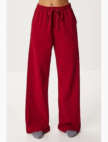 Pantaloni jogger a gamba larga con chiusura a coulisse istanbul