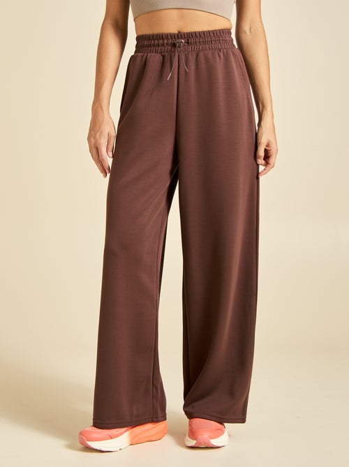 Pantaloni jogger a tinta unita a vita regolare - Kiabi Pantaloni jogger a tinta unita a vita regolare - Kiabi