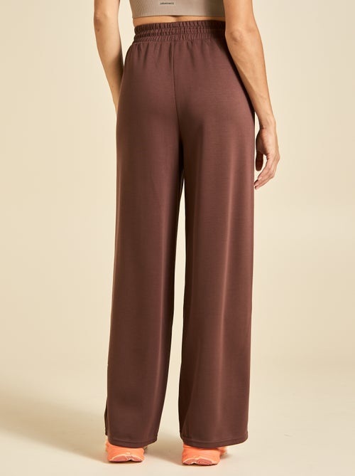 Pantaloni jogger a tinta unita a vita regolare - Kiabi Pantaloni jogger a tinta unita a vita regolare - Kiabi