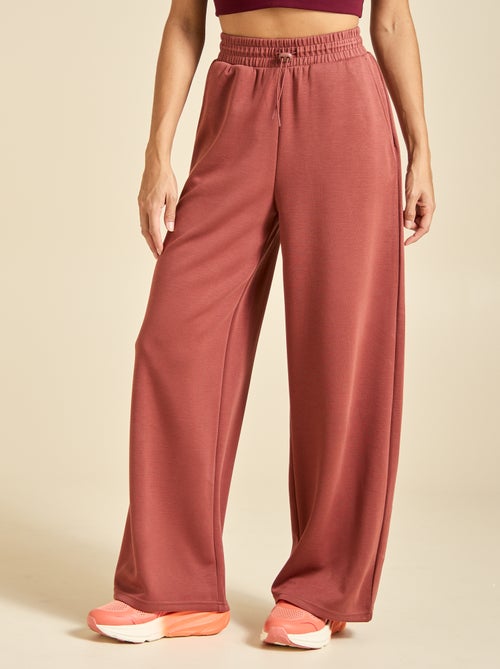 Pantaloni jogger a tinta unita a vita regolare - Kiabi Pantaloni jogger a tinta unita a vita regolare - Kiabi