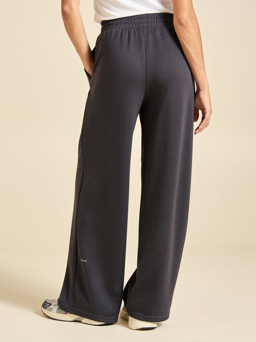 Pantaloni jogger a tinta unita a vita regolare - Kiabi Pantaloni jogger a tinta unita a vita regolare - Kiabi