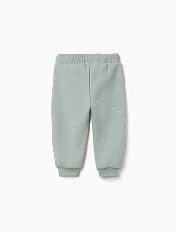 Pantaloni jogger a trama waffle con coulisse