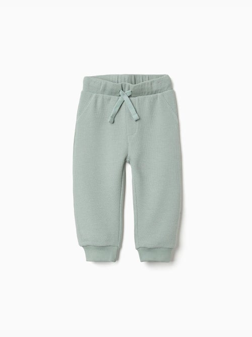 Pantaloni jogger a trama waffle con coulisse - Kiabi