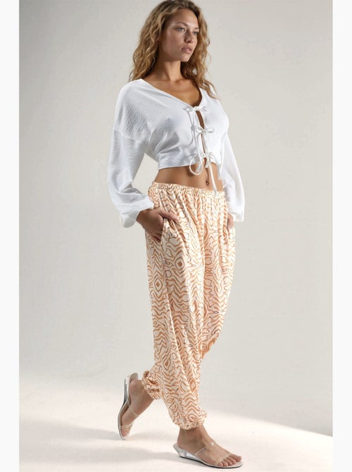 Pantaloni jogger a vita bassa con stampa zebrata hiccup - Kiabi Pantaloni jogger a vita bassa con stampa zebrata hiccup - Kiabi