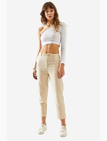 Pantaloni jogger alla caviglia con coulisse lucci