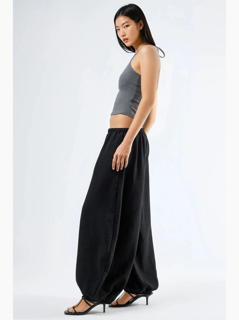Pantaloni jogger baggy fit a vita bassa hiccup Nero - Kiabi