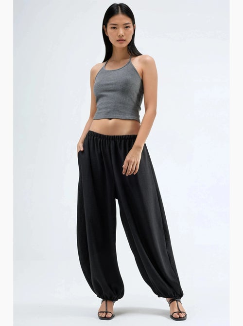 Pantaloni jogger baggy fit a vita bassa hiccup - Kiabi