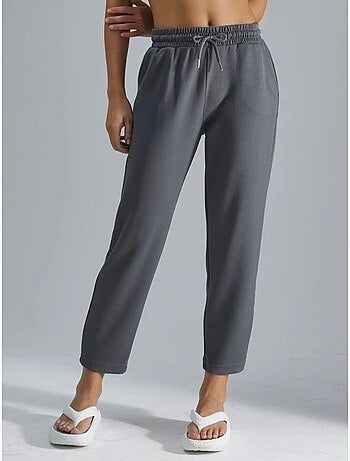 Pantaloni jogger carrot fit con vita elasticizzata effetto modal, hiccup