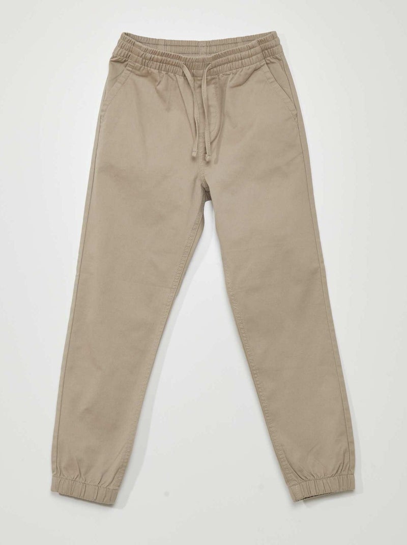 Pantaloni jogger con vita elasticizzata GRIGIO - Kiabi