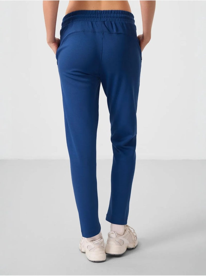 Pantaloni jogger da donna con zip tommy Blu laguna - Kiabi