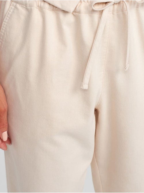 Pantaloni jogger da donna in misto lino - Kiabi Pantaloni jogger da donna in misto lino - Kiabi