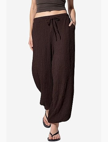 Pantaloni jogger da donna in tessuto busem