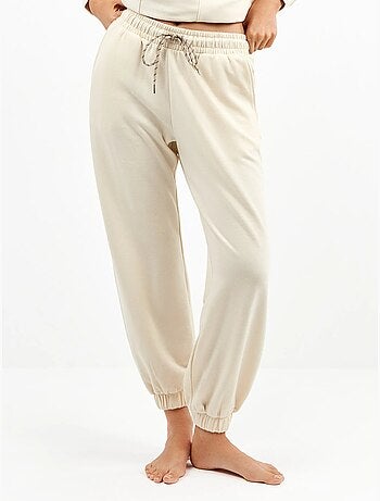 Pantaloni jogger felpati
