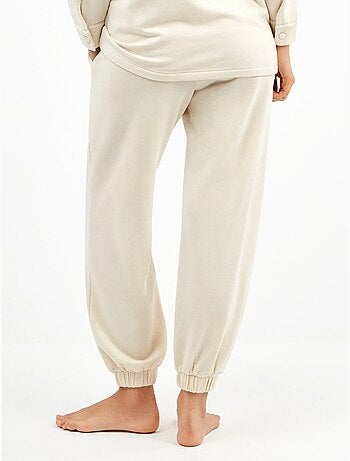 Pantaloni jogger felpati