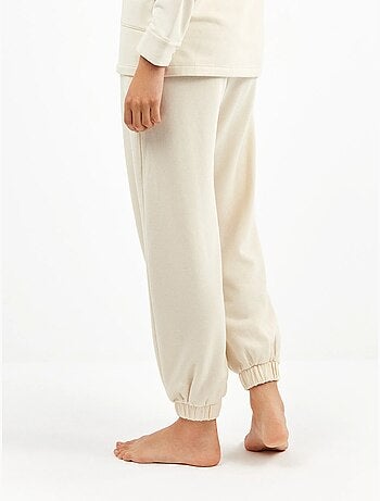 Pantaloni jogger felpati